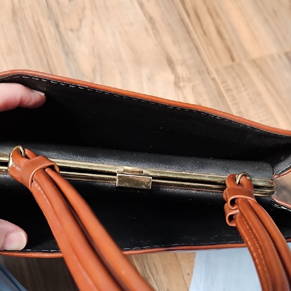 Women’s Corporate Brown Leather Tote Bag - Picture 3 of 12